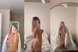 Daisy Keech Nipple Tease Selfie Video  on fanspics.com