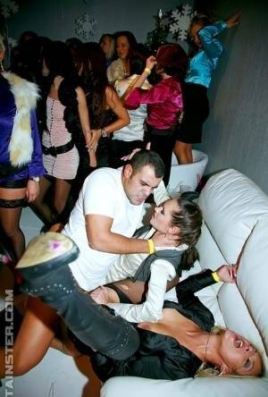 Lustful party fashionistas have some pussy licking and cock fucking fun on fanspics.com