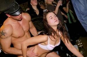 Lecherous shrews going wild and fucking male strippers at the party on fanspics.com