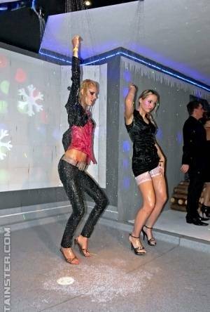 Naughty babes getting wet and going wild at the drunk sex party on fanspics.com