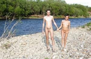 Watch this homemade photo featuring young and horny couple on fanspics.com