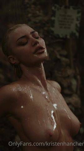 Kristen Hancher - Hot Shower Video on fanspics.com