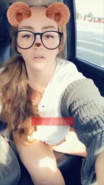 Lee Anne in car pussy fingering snapchat premium xxx porn videos on fanspics.com