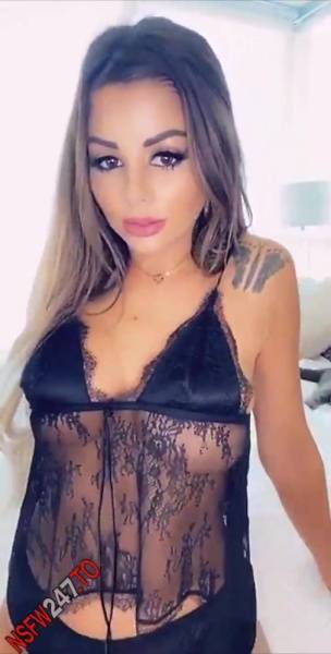 Juli Annee black outfit tease snapchat premium xxx porn videos on fanspics.com