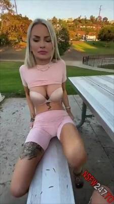 Viking Barbie & Layna Boo outdoor dildo fuck show snapchat premium porn videos on fanspics.com