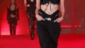 Alessandra Ambrosio Flaunts Her Sexy Tits During the 1CFortune City 1D Runway Show (3 Photos + Video) on fanspics.com