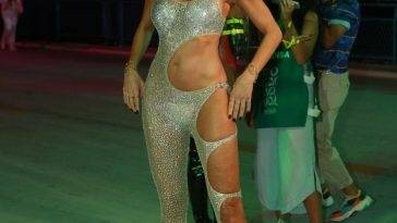 Luciana Gimenez Celebrates Sapucai in Rio de Janeiro on fanspics.com