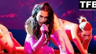 Dua Lipa Shows Off Her Sexy Body During a Performance in Manchester (47 Photos + Video) on fanspics.com