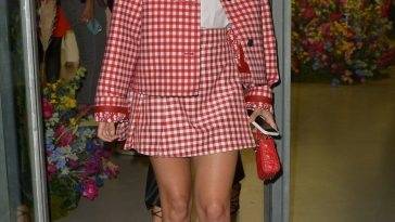 Leggy Olivia Holt Makes an Appearance at the Miss Dior Millefiori Garden Pop-Up Opening on fanspics.com