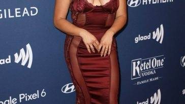 Annie Gonzalez Displays Her Sexy Breasts at the 33rd Annual GLAAD Media Awards on fanspics.com