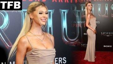 Loren Gray Stuns in a Tight Dress at the “Morbius” Premiere in Los Angeles - Los Angeles on fanspics.com