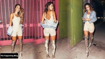 Sommer Ray Shows Her Fit Booty in a Sexy Bodysuit and Boots on fanspics.com