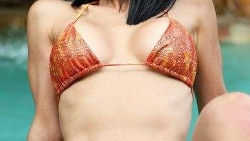 Bai Ling Looks Stunning in a Tiny Bikini on fanspics.com