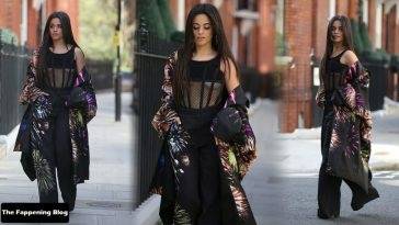 Camila Cabello Shows Off Her Underboob in London on fanspics.com