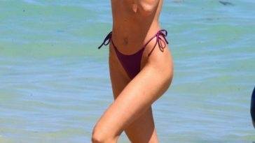 Candice Swanepoel Showcases Her Toned Physique in Miami on fanspics.com