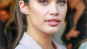 Sara Sampaio Attends a Private Event at Giorgio Armani Boutique in Beverly Hills on fanspics.com