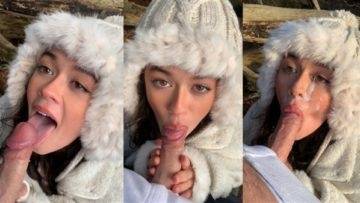Pixei Winter Blowjob Facial Video  on fanspics.com