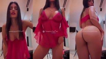 Anabella Galeano Naked See Through Nipples Video Leaked on fanspics.com