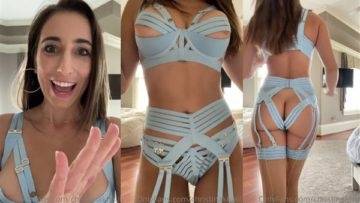 Christina Khalil Nude Hot Outfit Try On Video  on fanspics.com