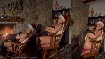 Demi Rose  Topless Xmas Video  on fanspics.com