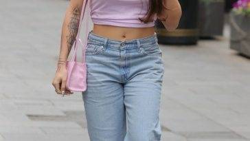 Mabel Makes a Busty Appearance at Capital Radio in London on fanspics.com