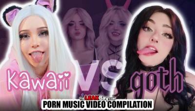 Kawaii vs Goth | Porn Music Video Compilation on fanspics.com