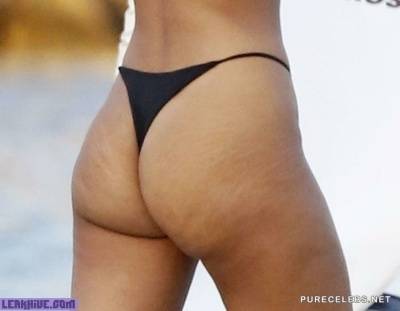  Leigh-Anne Pinnock Shows Off Great Ass In Tight Thong Bikini on fanspics.com
