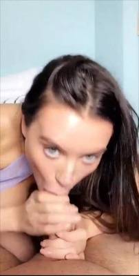 Lana Rhoades boy girl blowjob POV & booty tease snapchat premium xxx porn videos on fanspics.com
