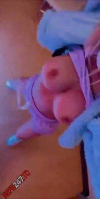 Sydney Fuller public tits flashing & tanning snapchat premium porn videos on fanspics.com
