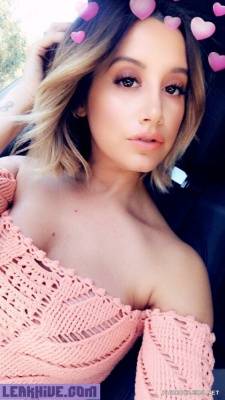  Ashley Tisdale Flashing Her Nipple And Side Boob on fanspics.com