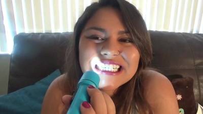 Briellajaden111 vanessa rocks her first ever mouth tour teeth gag reflex uvula fetish XXX porn videos on fanspics.com