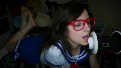 Aftyn Rose ASMR - School Girl Licking Ears on fanspics.com