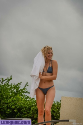  Shantel VanSanten Caught Relaxing In Bikini With Boyfriend on fanspics.com