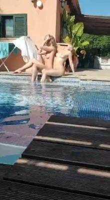 Rosa Brighid swimmingpool scene onlyfans porn videos on fanspics.com