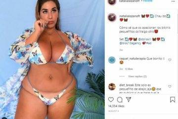 Natalia Lozano Nude Thicc Instagram Model Video on fanspics.com