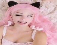 Teen girl cosplay to do blowjob and titsjob on fanspics.com