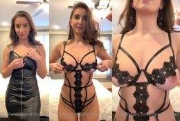 Christina Khalil Sexy Lingerie Boob Play Video Leaked on fanspics.com