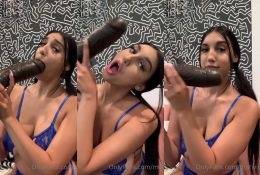 MatiVIP Onlyfans BBC Dildo Sucking Video  on fanspics.com