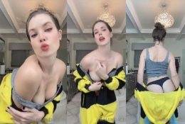 Amanda Cerny Nipple Slip Strip Tease Video Leaked on fanspics.com