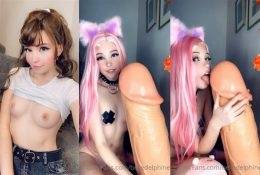 Belle Delphine Sucking Biggest Dildo Dick OnlyFans Video on fanspics.com