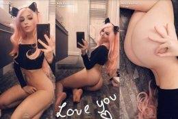 Belle Delphine NSFW Teasing Her Ass Snapchat Leaked Video on fanspics.com