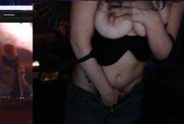 Twitch Streamer Topless Caught Masturbating On Stream Video on fanspics.com