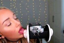 GwenGwiz ASMR Ear Licking and Sucking on fanspics.com