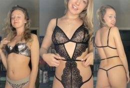 Destinyyyyx3 Victoria Secret Lingerie Try On Patreon Video on fanspics.com