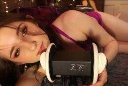 AftynRose ASMR Sensual Ear Licking Patreon Video on fanspics.com