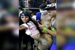 Fucking in front of all friends at Carnival Party on fanspics.com