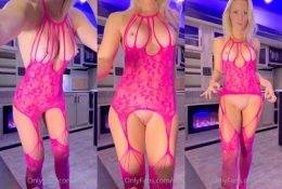 Vicky Stark Nude Pink Lingerie PPV Video  on fanspics.com