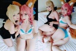 Hidori Rose X Miko Sexy Cosplay Selfies on fanspics.com