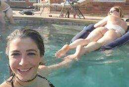 Twitch Steamer Pinksparklez Micro Bikini Flashing Ass Swimming Pool Video on fanspics.com
