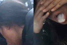 Asian Teen Swallows Cum Car Blowjob! on fanspics.com